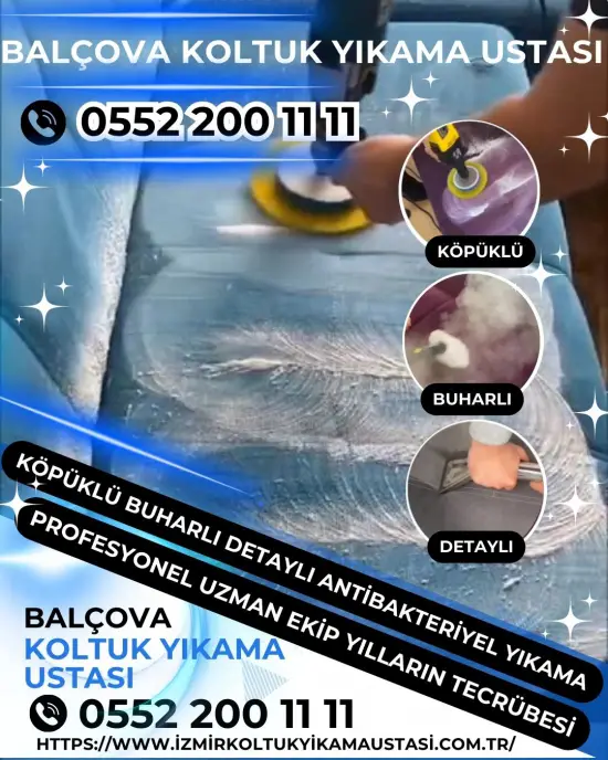 Koltuk yıkama balçova